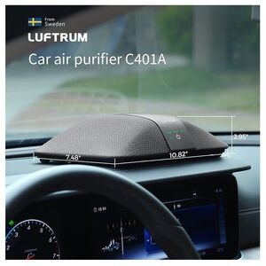 LUFTRUM Car Air Purifier with H13 True HEPA Filter